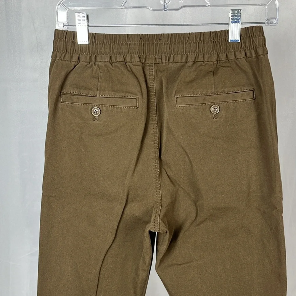 J. Crew Slim Stretch Cotton‎ Blend Dock Pants in Cattail Brown.